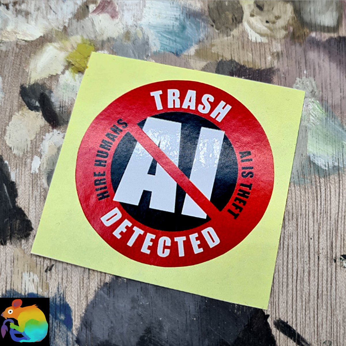 RainbowRatArt's tweet photo. I want to see no slop undmarked :D
https://t.co/qxeTGzOWah

#antiai #aislop #hireartists #hirehumans #larp #gamedev #art #digitalart #furry #sticker #NoToAI #AIAwareness #ProtectArtists #HumanMade #NoAIArt #ArtistsAgainstAI #AIRegulation #DataRights #PrivacyMatters #digitalartㅤ https://t.co/6fD7Hwe9RH