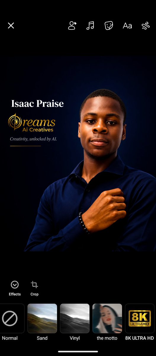 dreamsaicreativ's tweet photo. June 1st feels like a good day to do this properly.
I'm Isaac &amp; I own Dreams AI Creatives
Been here a bit, helping people with AI-enhanced photos, videos, flyers, content and page growth.
AI tools plus my own skills. Better results, faster. 
DM me to get started 🌍
#AIForEveryone https://t.co/LjRXo3tKQZ