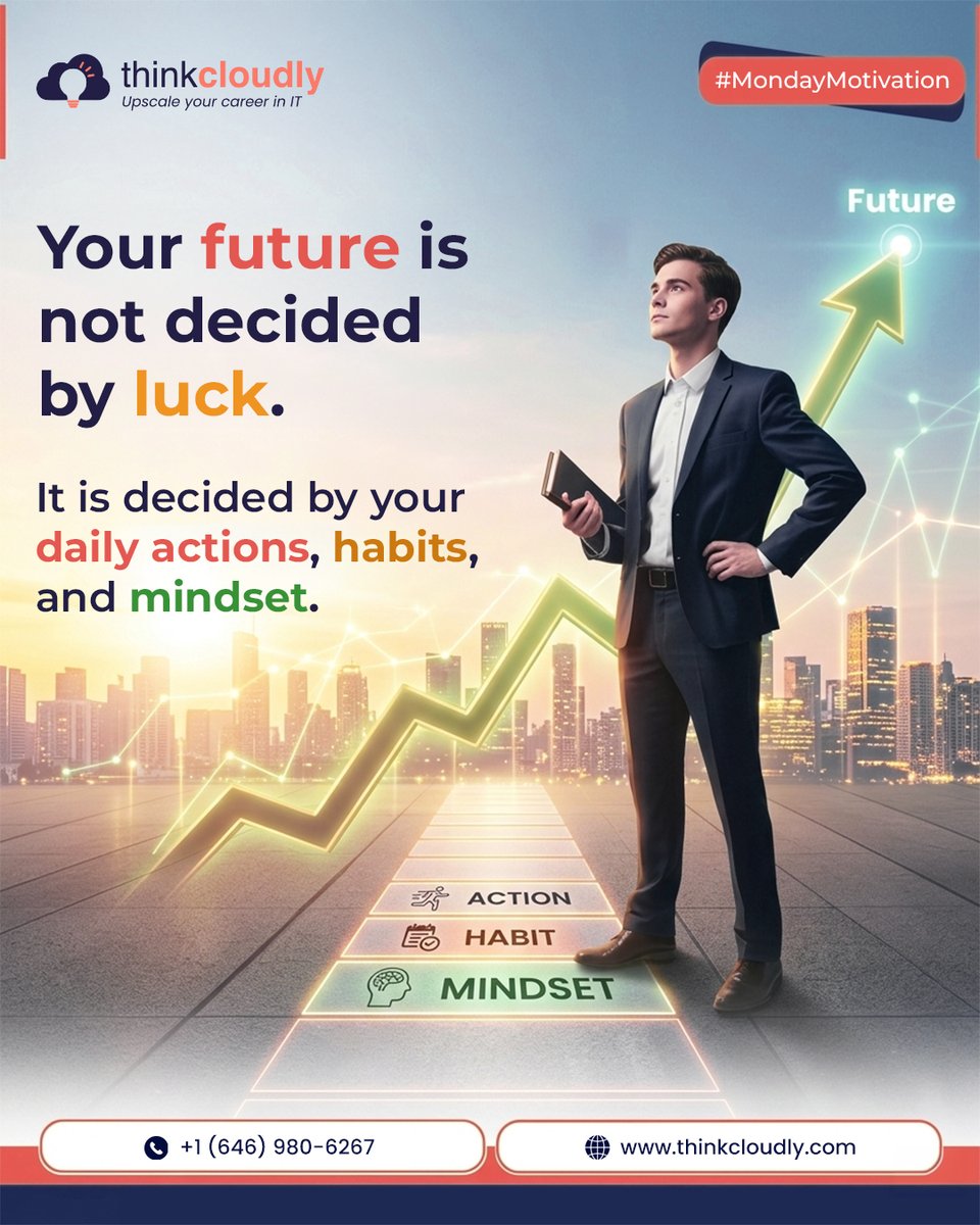 Thinkcloudly's tweet photo. Your future is not decided by luck.
It’s decided by your daily actions, habits, and mindset.

Share this with a friend who is working on their goals.

#Motivation #SuccessMindset #GrowthMindset #SelfImprovement #Discipline #MotivationDaily https://t.co/GFUGA7dwld