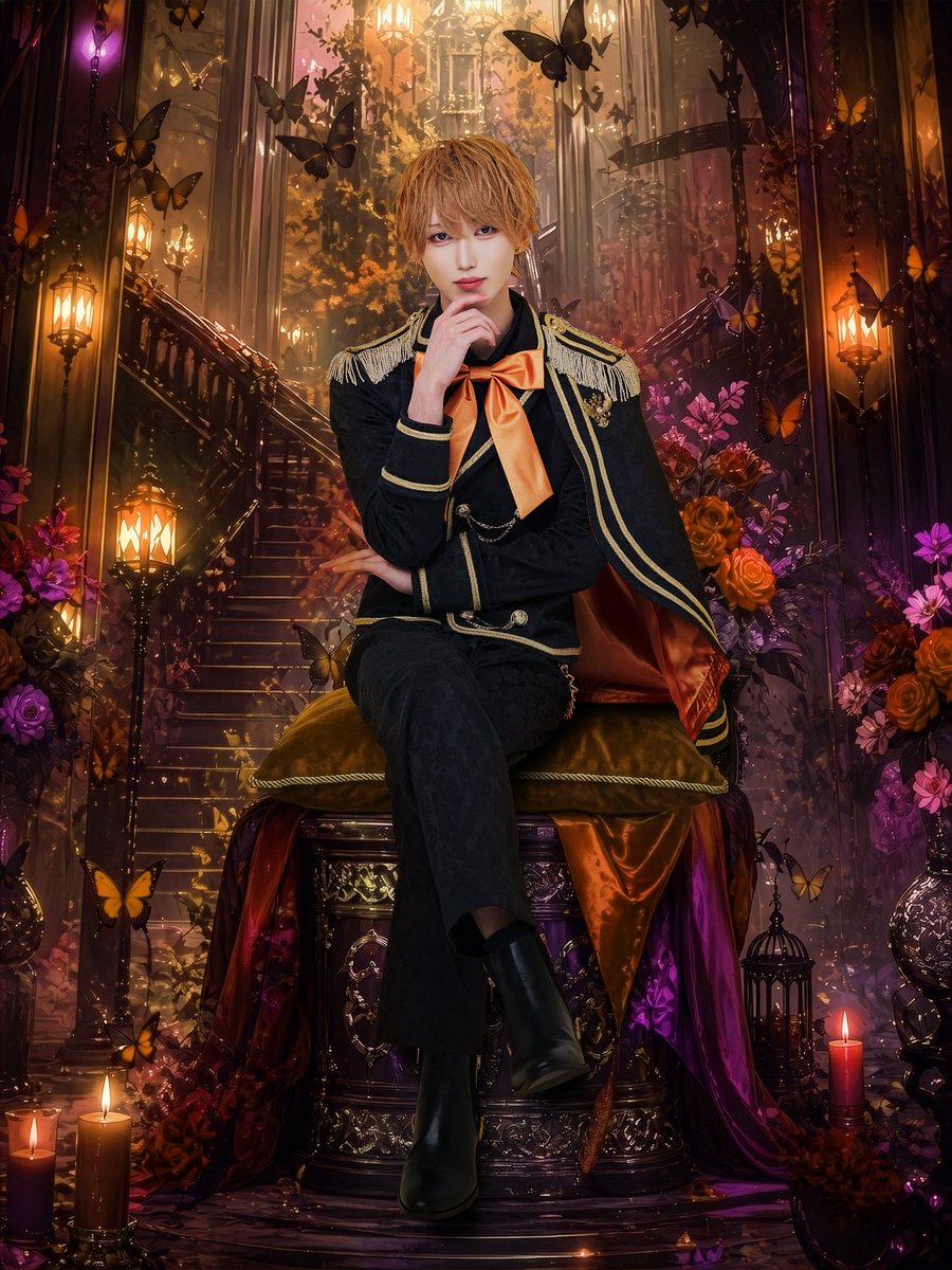 Adore__official's tweet photo. 🥀新衣装公開🥀

♦︎•♣︎•━━━━

ゆうひ(@yuhihamu_Adore)
🧡Color : Orange

「君の視線が僕のスポットライト」

　　　　　　━━━━•♠︎•♥︎

2026年6月23日　
RINJOR新体制お披露目
@ PARMS秋葉原にてデビュー

#アットアドアー
#RINJOR https://t.co/mdK1Si7ejC