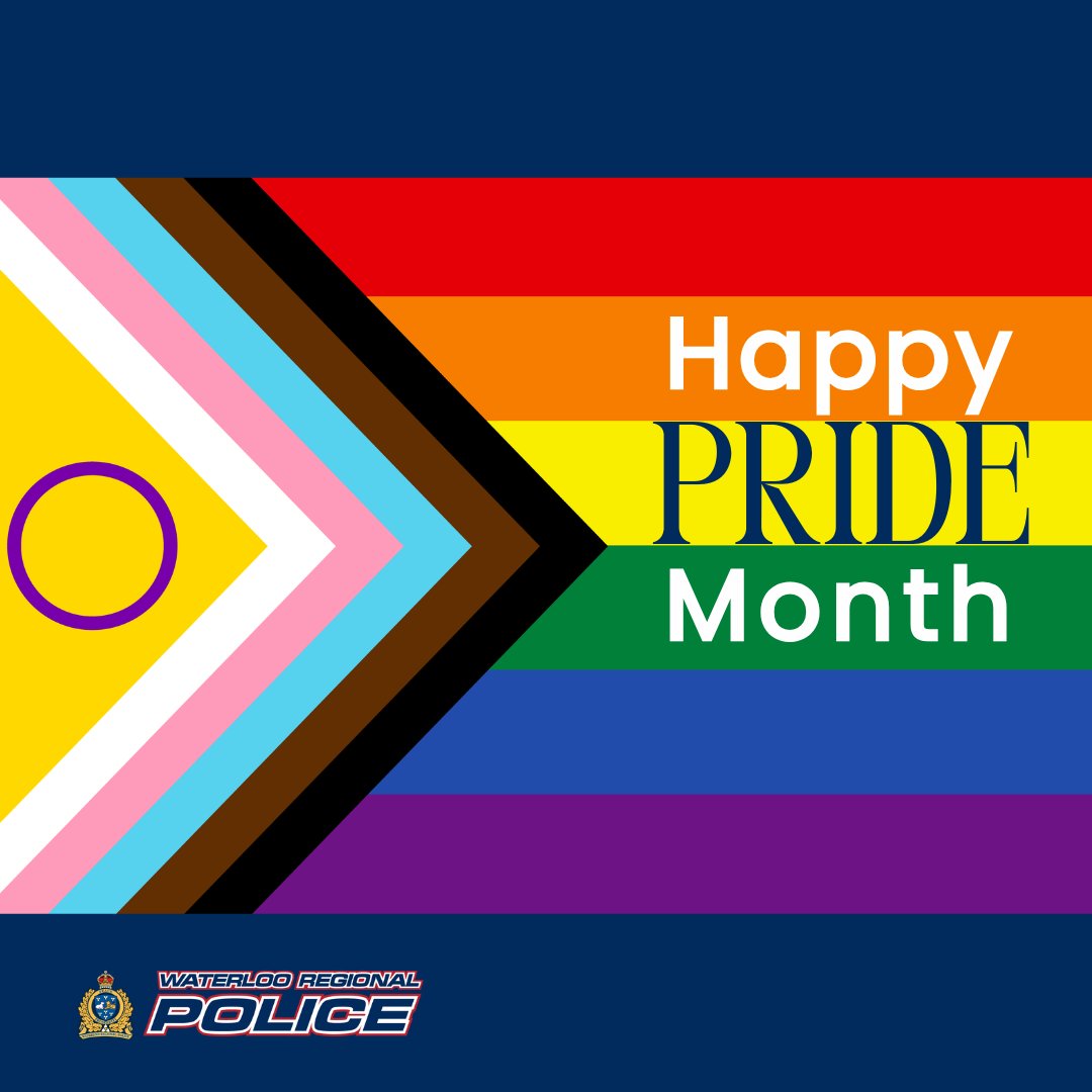 WRPSToday's tweet photo. June is Pride Month!🏳️‍🌈

A time to recognize the history, resilience, and contributions of 2SLGBTQ+ communities in Waterloo Region. Pride is about fostering inclusion, building connections, and celebrating the diversity that strengthens our community.

This month, we reflect on the past, honour the present, and celebrate the right to live authentically. Together, we celebrate, uplift, and embrace the spirit of Pride.