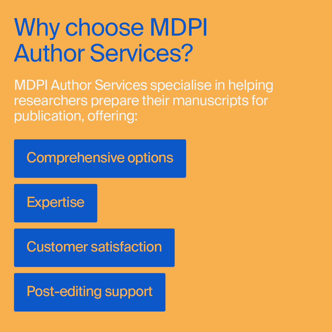 MDPIOpenAccess's tweet photo. Editing services offer many benefits to authors, such as ensuring accuracy in language and grammar, enhancing structure and improving readability.

Learn more about how MDPI’s Author Services can support you: https://t.co/b5wzdIClhl https://t.co/qTw9LnQGsv