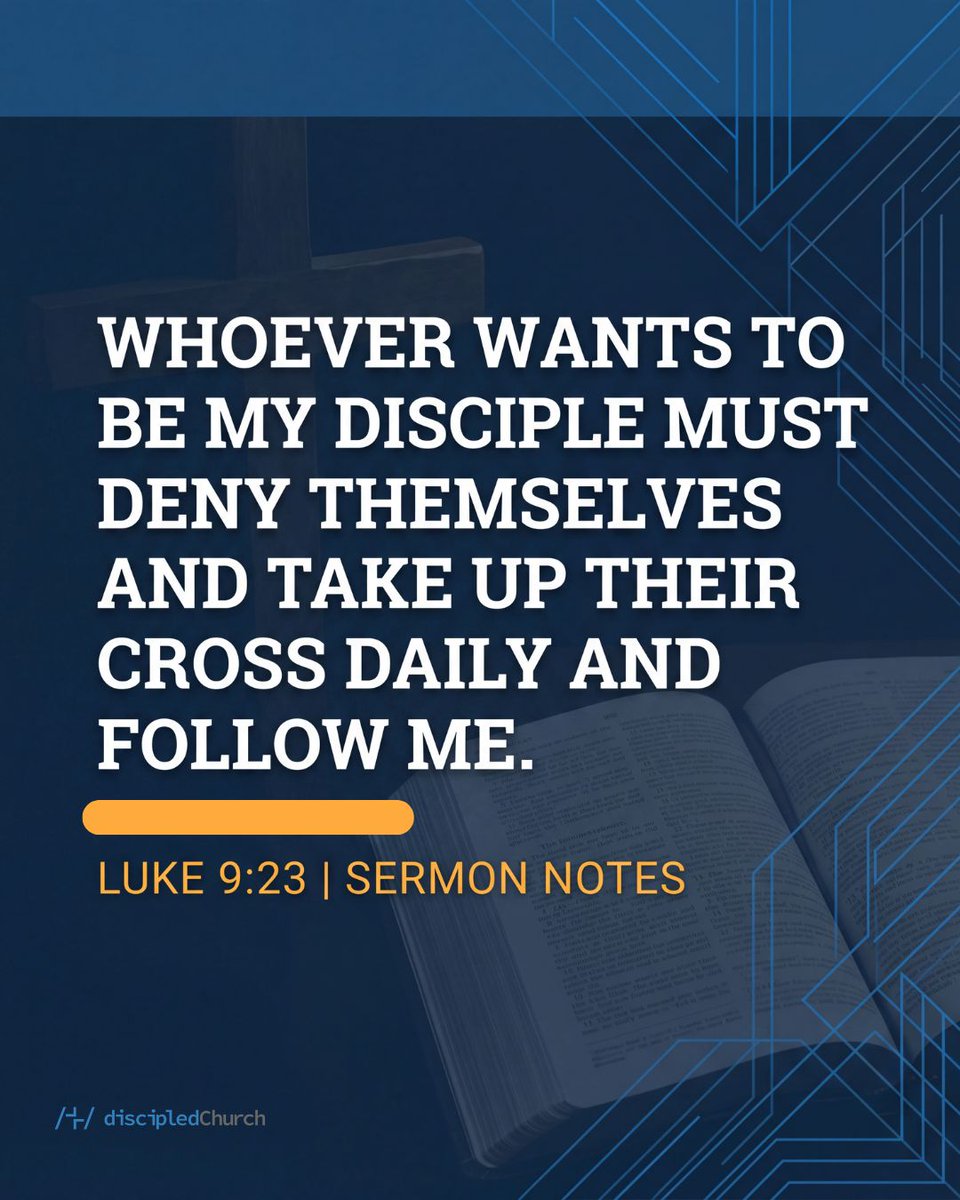 DiscipledChurch's tweet photo. We aren't called to a comfortable faith. We're called to a daily death to self and a daily commitment to follow Christ.
Swipe through the full breakdown and ask yourself: is this the discipleship I'm living? 

#DiscipledChurch #Discipleship #MakeDisciples https://t.co/l3EeCDwgy3