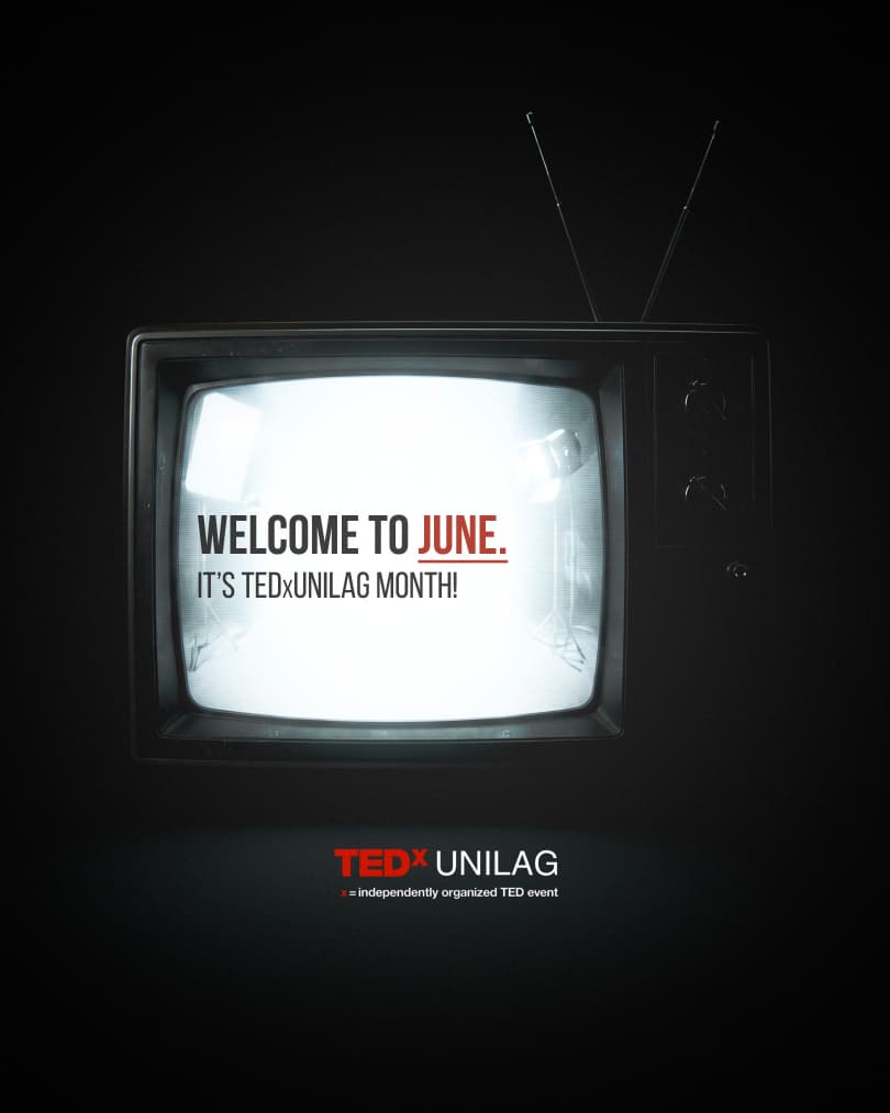 TEDxUNILAG26's tweet photo. June is here. And with it comes a month of bold ideas, meaningful conversations, and stories that deserve a stage.

This month, TEDxUNILAG returns to spotlight thinkers, innovators, and changemakers who are shaping the future, one idea at a time.

Welcome to June. Welcome to TEDxUNILAG Month. ❤️✨
