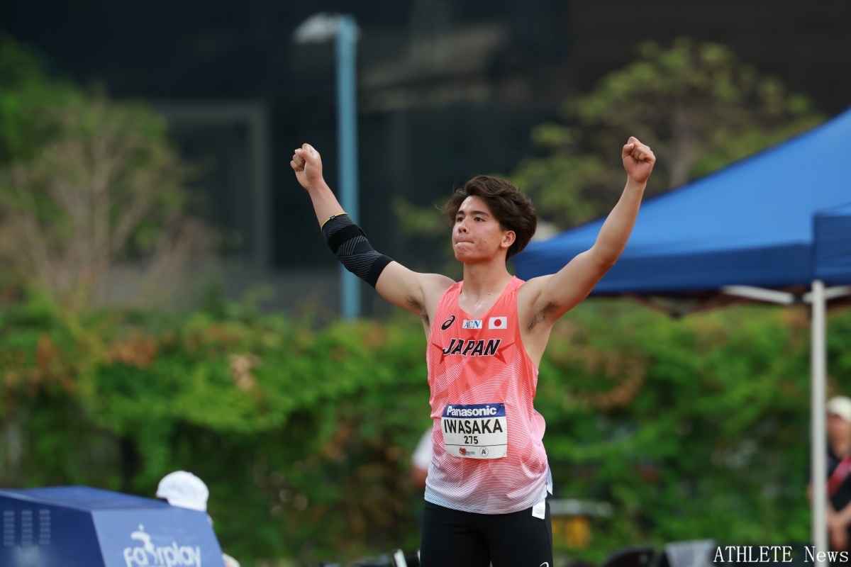 5/31 香港2026 U20アジア陸上競技選手権大会 DAY4 銀メダル獲得！ 男子