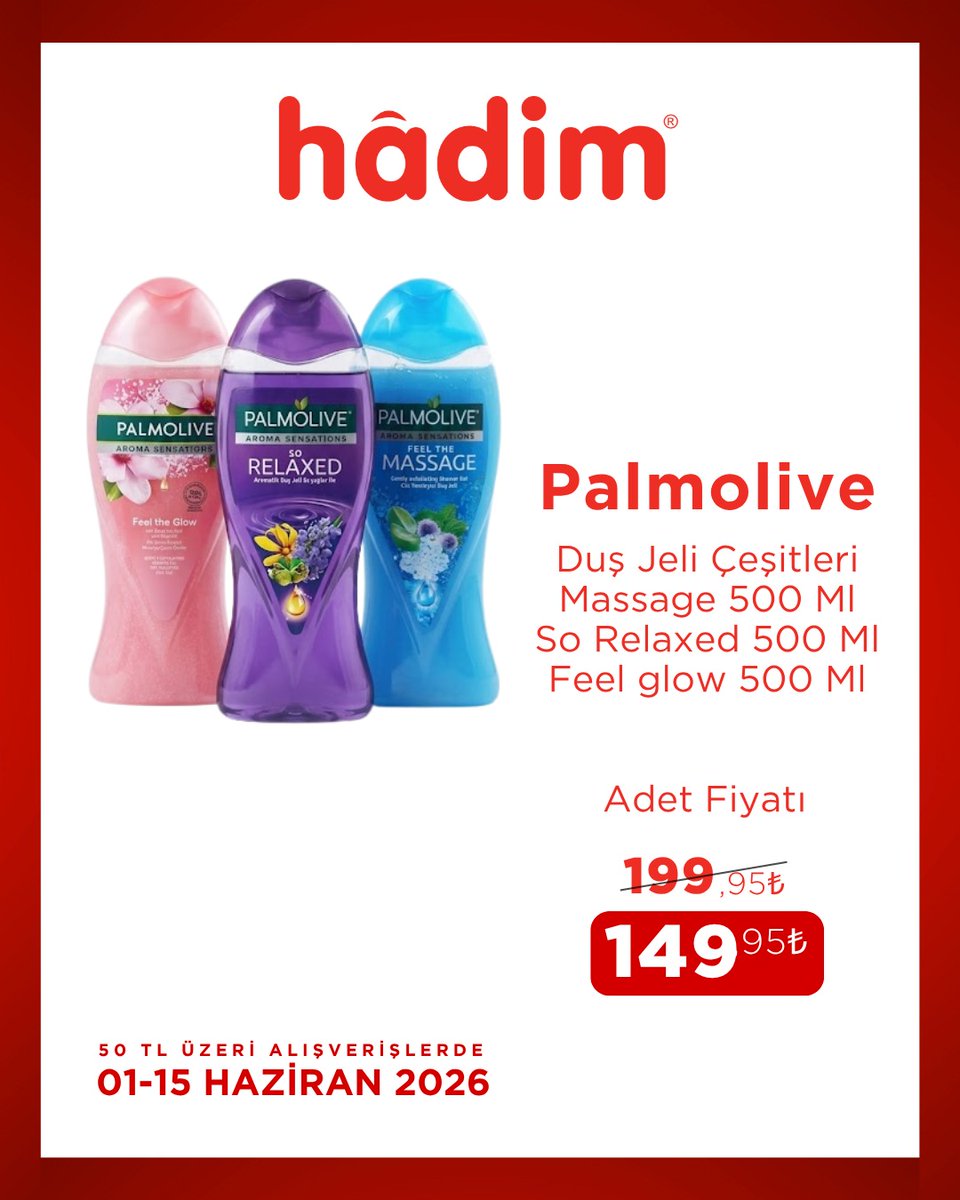 HadimAVM's tweet photo. 01 - 15 Haziran tarihleri arasındaki fırsatları kaçırmayın🎉
Keyifli alışverişler dileriz🛒

https://t.co/NnvXilrZwS https://t.co/yoCFS95CmV