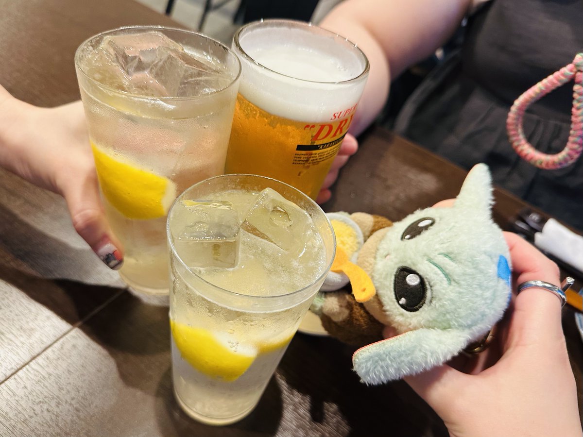 昨日はカンカンさんとグラぺろさんにワタクシのAssの快気祝いをして