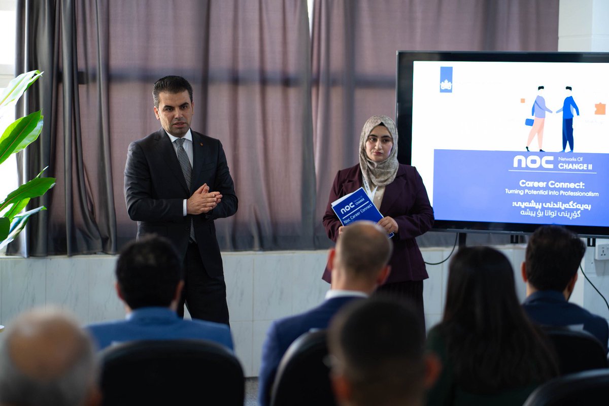 nlinkri's tweet photo. Bridging the gap between academic theory &amp; professional practice: that’s what the internship program of @SPARKorg as part of the Networks of Change project is about. 

78 youth from Ranya, Chamchamal &amp; Halabja are ready to start their journey within diverse companies! Good luck! https://t.co/HbWfSyDoNI