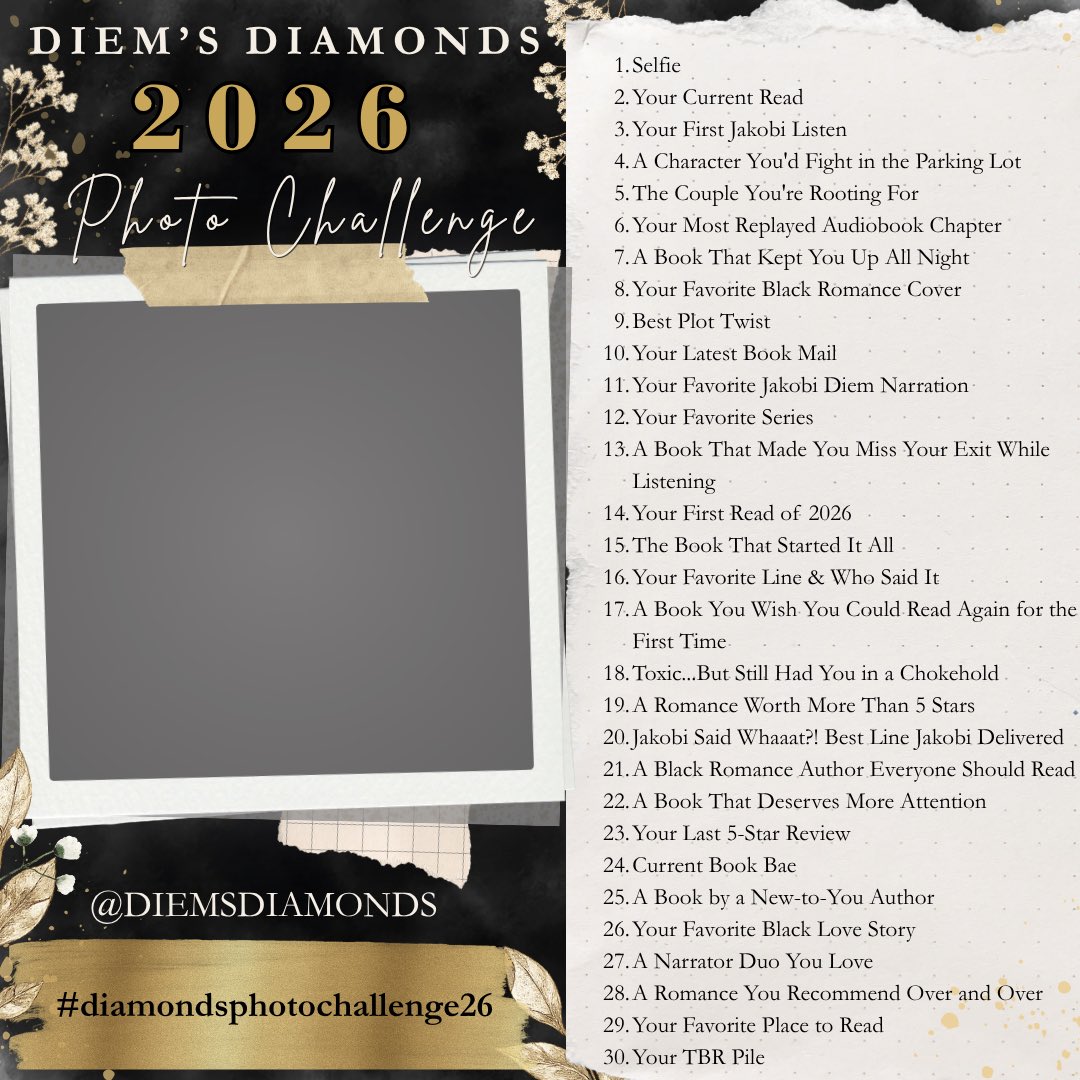 DiemsDiamonds's tweet photo. Let us see you! Tag @diemsdiamonds in your daily post. #DiamondsPhotoChallenge26 

#JakobiDiem #BlackAuthors #BlackNarrators #BlackLove https://t.co/kRVO9WuROD