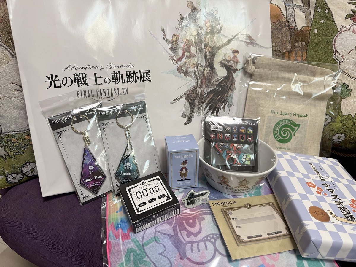 FF14。 光の戦士の軌跡展行ってきたー！ 展示だけじゃなくて 