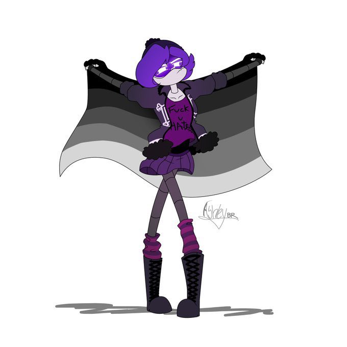 PRINCESAMELAN's tweet photo. I’m a murder drones Twitter artist and this is my pride month fanart https://t.co/LWgIT5JC0Q