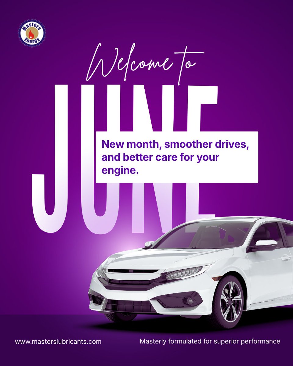 Masters_lube's tweet photo. June marks the beginning of new possibilities. Just like an engine performs best with the right care and protection, success often comes from the small, consistent actions we take every day. Here's to a smooth-running month.

#HelloJune #MastersLubricants #MastersEnergyGroup https://t.co/pWhyfyafBy