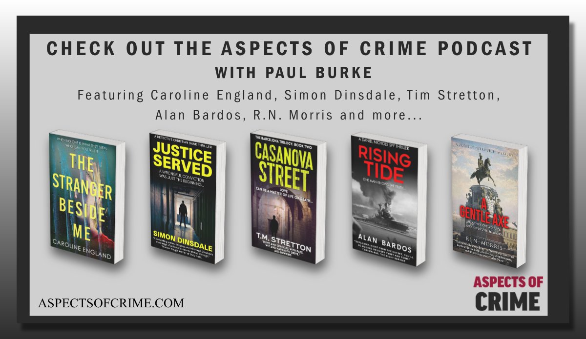 aspectsofcrime's tweet photo. Check out the Aspects of Crime podcast
https://t.co/9GefSwTiWU
With @Paulodaburka

Featuring @CazEngland @dinsy60
@timstretton @BardosAlan @rnmorris and more...

#podcastandchill #crimefiction #authorrt https://t.co/fVkhHxN9VO