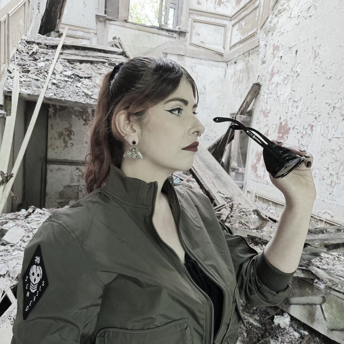 ZenDevils_'s tweet photo. After discovering and exploring this lost French castle, I knew I had to come back for a photoshoot with the new Zen Devils bomber jackets and sunglasses.
For better or for worse, beautiful abandoned places like this one can be rehabilitated or demolished at any moment. https://t.co/UZsjwj9IVh