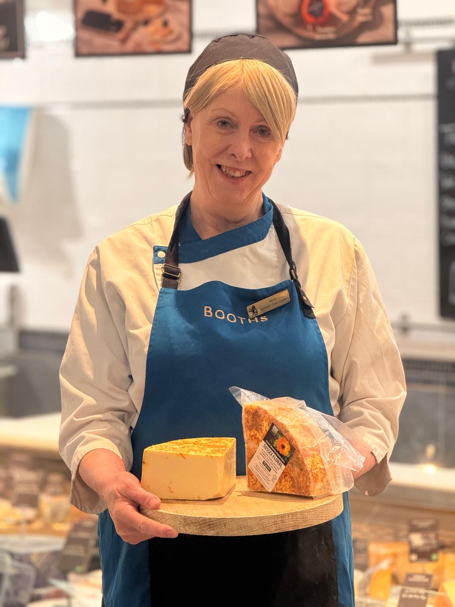 BoothsCountry's tweet photo. Heather at Knutsford recommends Sussex Floral Organic, a semi soft cheese covered in edible flower petals 🧀 https://t.co/FjueoGDleU