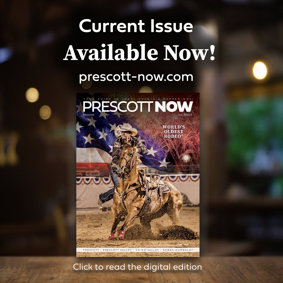 PrescottNOW's tweet photo. The June issue of Prescott NOW is available online at https://t.co/3wj3CUD3Iw, or pick up a free copy at convenient locations in Prescott, Prescott Valley, Chino Valley and Dewey-Humboldt. It features the results of our annual Best of Yavapai reader survey. https://t.co/Zcw3jKTptW