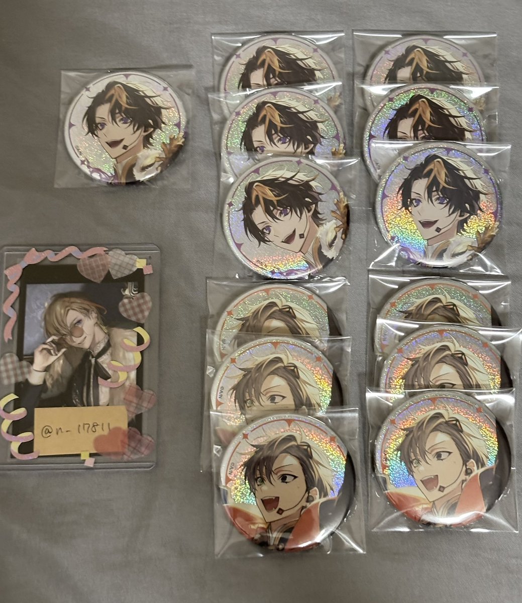 n_17811's tweet photo. 【交換/譲渡】にじさんじ CONCERTO Day2

譲) 画像のもの

求) 同種IDカードの方 or 300円/各＋送料

⟡ 交換の場合2:1の比率違い可能

検索からでもお気軽にお声掛けください🎀 https://t.co/a2FrnJNPV1