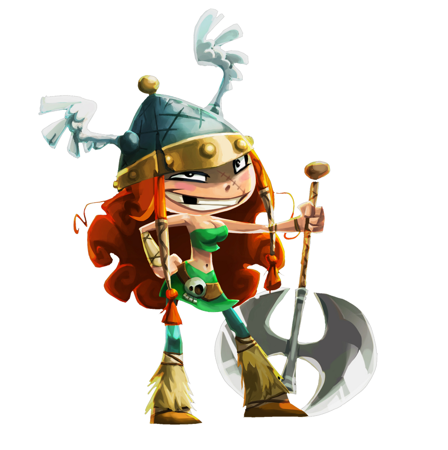 SentientMatress's tweet photo. @ChrisHa24052572 HOw about Barbara from Rayman Legends? https://t.co/lpbw7D6fPI