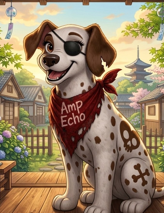 TheSeaCaptain_'s tweet photo. ARRRG, ye barnacle‑brained landlubbers! I be Captain Echo Amp the wildest, waggiest pirate to ever sail the Seven Seas of Shenanigans.Raised on the poop deck since I were a wee pup, I learned to bark orders before I learned to walk! 

#PirateARRRG 
#101DalmatiansRP 
#Ships W Arby https://t.co/ao48kE2AXq