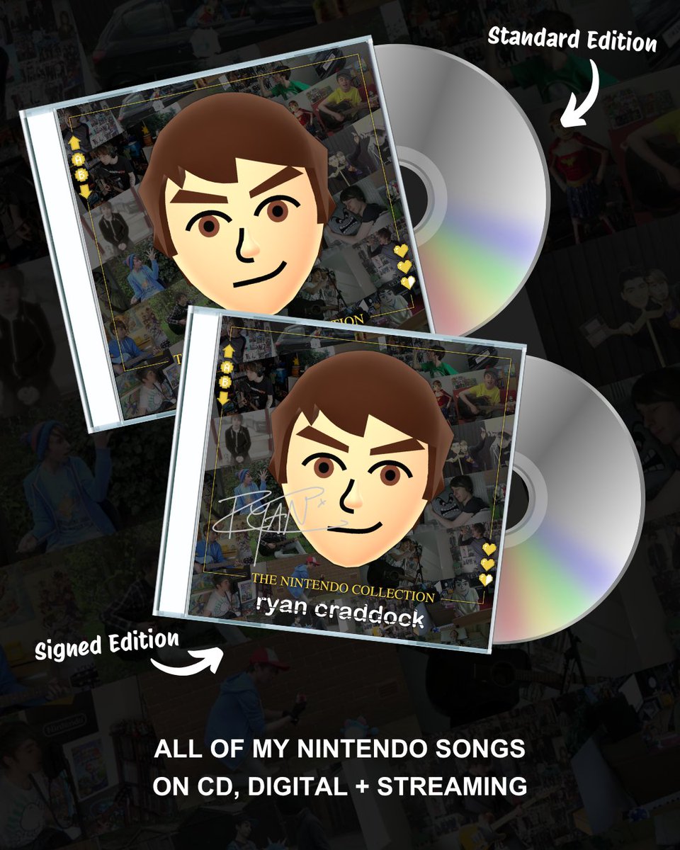 ryancraddock's tweet photo. A limited number of Standard and Signed Edition CDs are still available from my merch store too. 💿

CDs, Vinyl + More: https://t.co/cD91MyUy3H

Thank you! 😊 https://t.co/qxP8ubPKxS