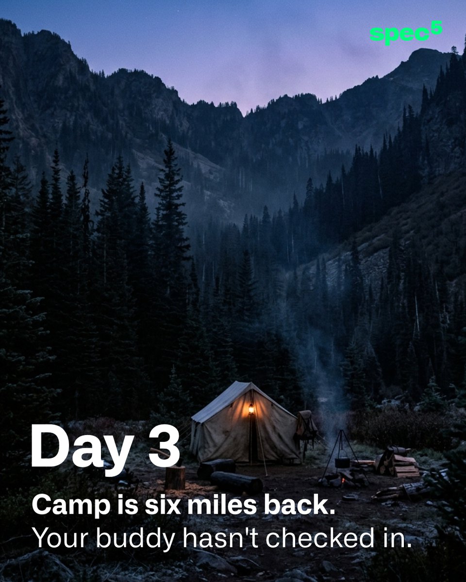 spec_five's tweet photo. While multi-day hunting camps often operate on strategies that generally succeed, unexpected events can disrupt the plan. Here’s how implementing a small mesh network can transform a backcountry camp from makeshift to well-organized. https://t.co/GuE4CyhcUW