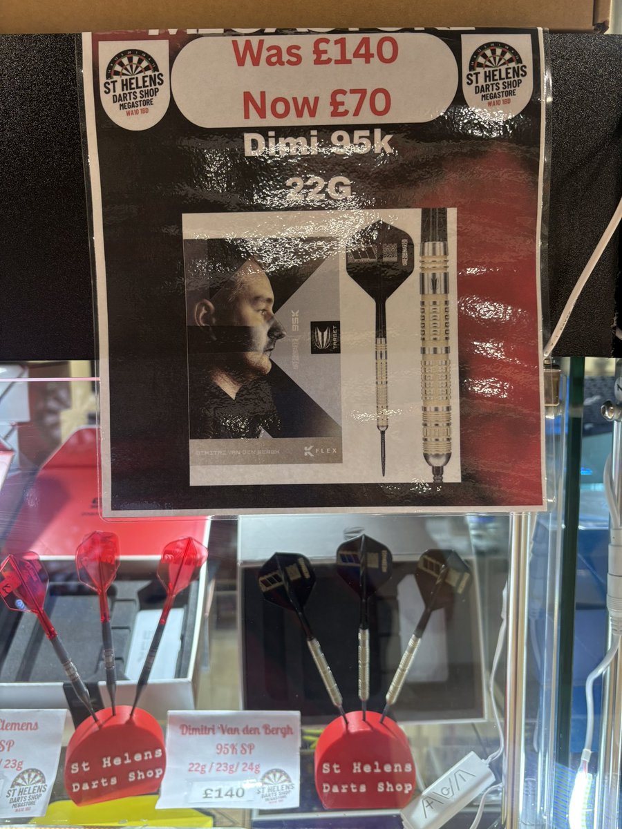 Dartsshopsth's tweet photo. Asp gen 1 £35,? Well well well , What a Target darts bargain that is , ALONG with plenty more, Call in &amp; buy as many as you want, Oh &amp; why not take 1/2 Price Dimi 95k darts whilst you’re on a bargain hunt, WA101BD, https://t.co/WOu8Hq7jh7