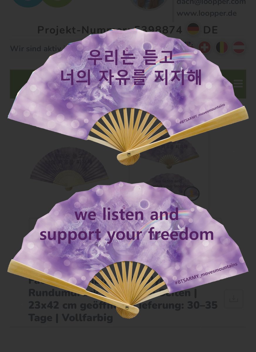 SupportArt7's tweet photo. I am trying to make fans as freebies. What do you think?  I will ask if it’s possible in black and double sided. https://t.co/tuyJDBvmAT