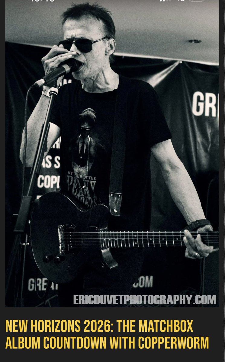 GuyB_rockshow's tweet photo. New interview with @copperwormUK just added at https://t.co/QwdpOSZDCT. From Desolate Days to the Matchbox album. And much more…
Listen here https://t.co/eDBfSAJaHg https://t.co/T7TFJ4VRiR