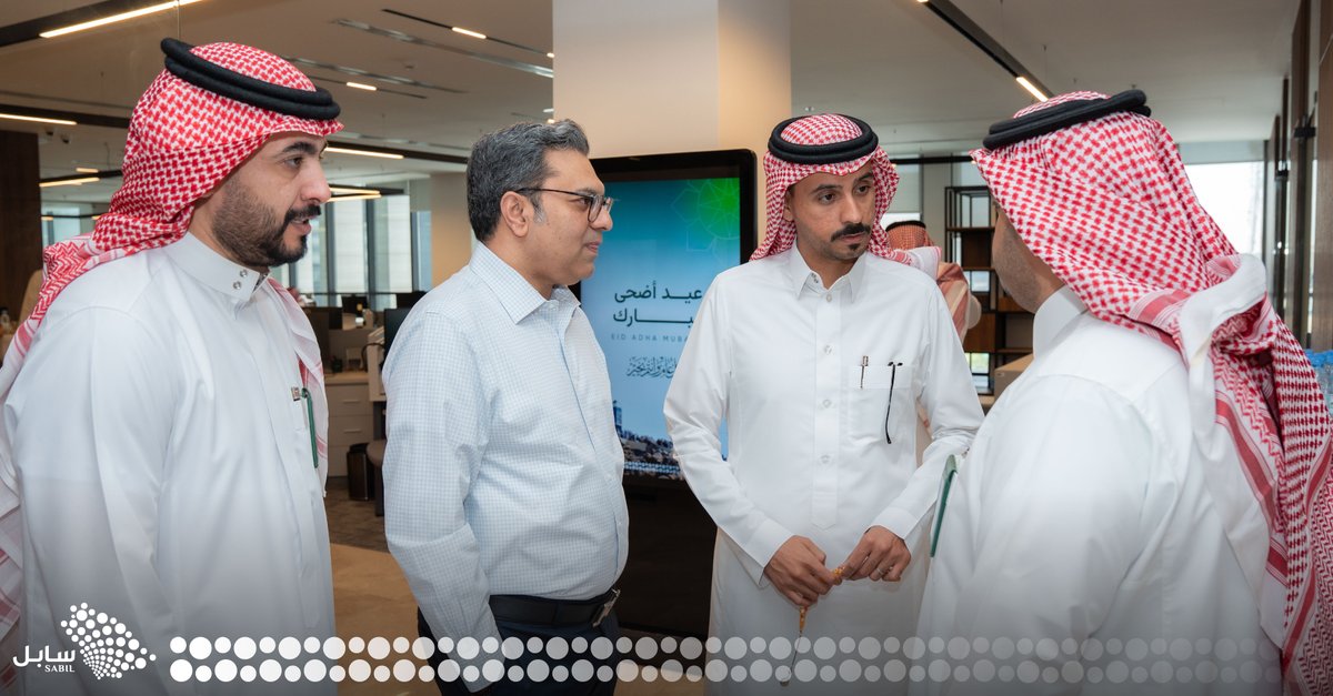 KSA_SABIL's tweet photo. منسوبو سابل يحتفلون بمناسبة عيد الأضحى المبارك في أجواءٍ ملؤها البهجة. https://t.co/302E0SCLVA