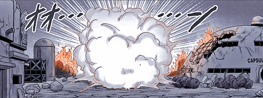PROUDPATROLLER_'s tweet photo. @ShiNoGadian ᅠ
— “ you're a rather interesting individual ya know! ”

soon he went backwards to break their stalemate and soon fired off a barrage of ki blast headed his direction.

aimed towards his direction to create a dust of cloud from the repeated explosion.

ᅠ https://t.co/zxKYoxSQuI