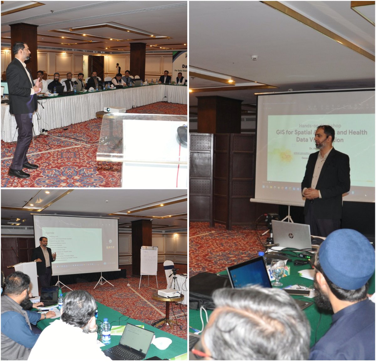 Adeal_GIS's tweet photo. Conducted two GIS, Data Analytics &amp; Visualization trainings for the Population Council, in Lahore for PFPP data auditors and in Islamabad for KP Health &amp; Population Welfare data users.

Great to discuss how GIS can support mapping, visualization, and planning.

#GIS #HealthData https://t.co/Cx77pjKl1e