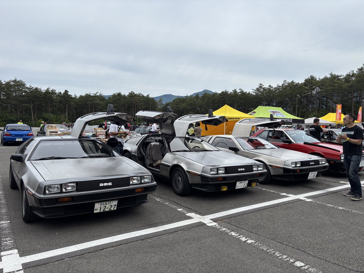 hareku_mozo's tweet photo. トヨフェストの後 お泊りして
富士山自動車博覧會 と満喫週末
デロリアンが並ぶなんてすごかった https://t.co/XFswhmzdq8