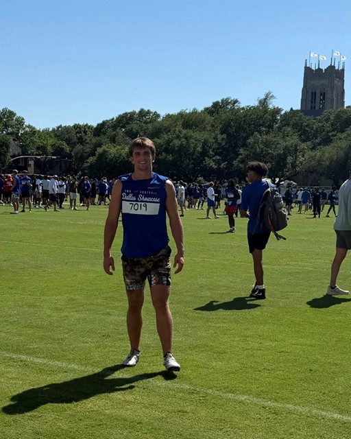 THE_CASON_HAYS's tweet photo. Blessed to have competed at @SMUFB Camp this weekend. 

Excited to announce that I received an offer from @Yeo_Football !

Thank you to all the coaches who took the time to evaluate me and speak with me. @BluejaysGuthrie @CoachBeeby @180PhysAthletic @Gday_Elite7 @sixstarfootball https://t.co/bfHQ2ffdkA