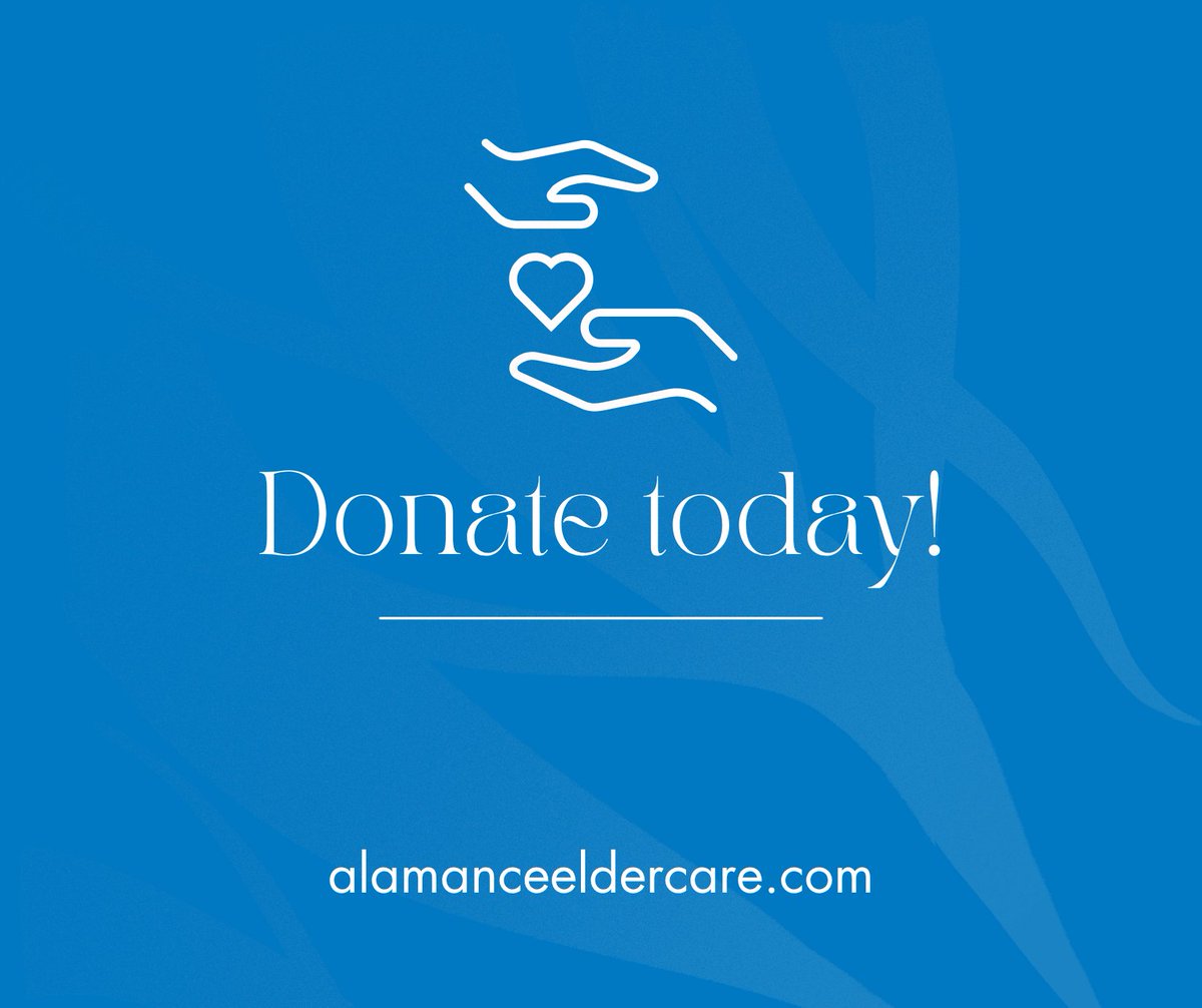 alamanceelder's tweet photo. We can't help our community age well without your support! Join us in our mission by donating today!

#AlamanceEldercare #SeniorResources #CaregiverSupport #AlamanceCounty #BurlingtonNC #CommunitySupport #SeniorCare #donate today https://t.co/PadQKNgFUD