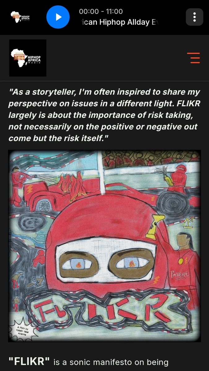 TheARTquake_'s tweet photo. Read more about FLIKR on HipHop Africa mi chargies 🏎 🔥

https://t.co/Pzgt7p3VdE

#FLIKR26 #Plushairnegy #newmusic https://t.co/KohHAMi8me
