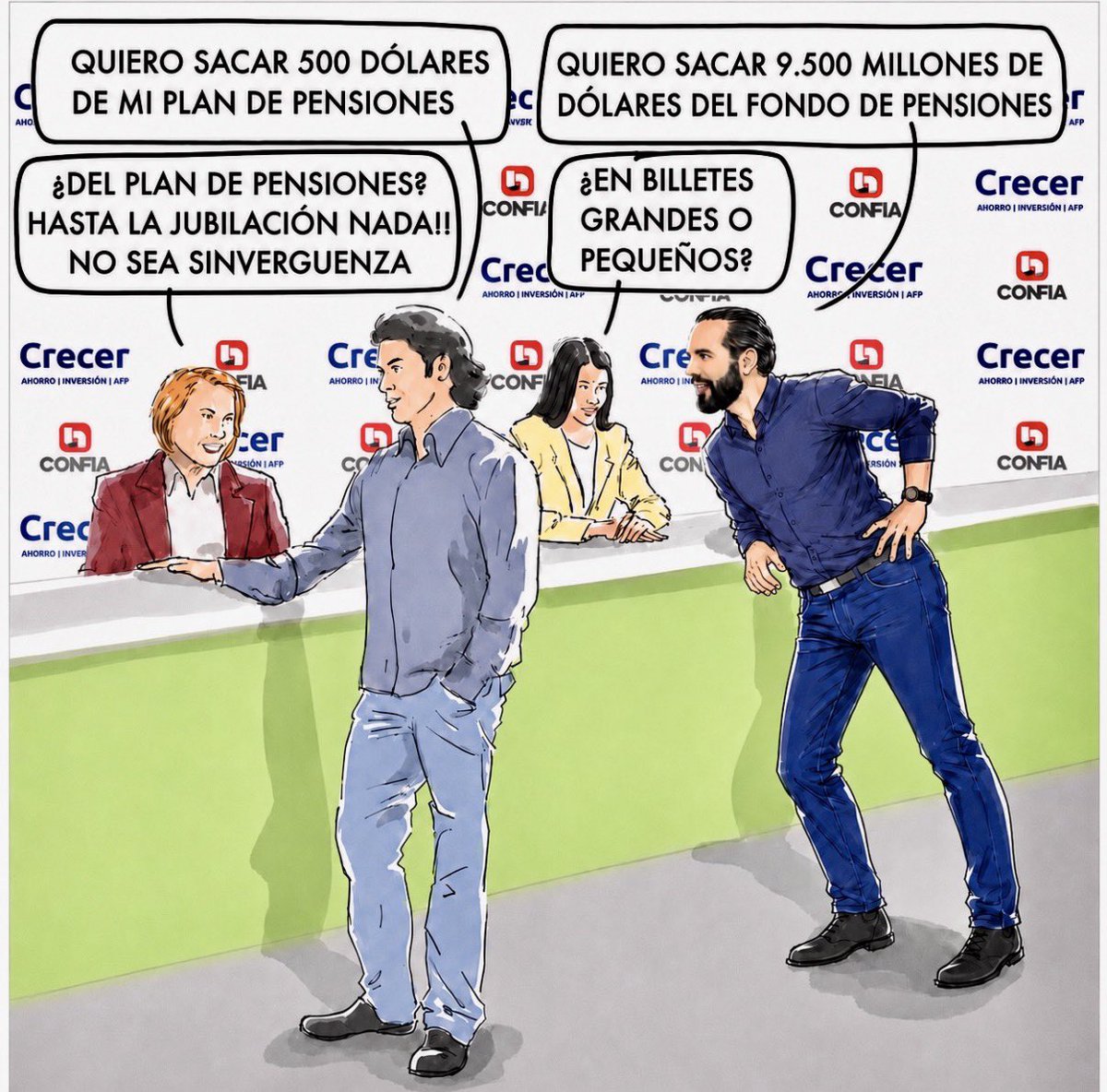 musikeys1's tweet photo. Cuando eran unos comemierda decían que endeudar las pensiones era saquear el futuro.

Pero las cosas dejan de ser malas cuando las hacen los de la #N

https://t.co/AsfW3ztwQ7 https://t.co/DVoZ8IC7aI