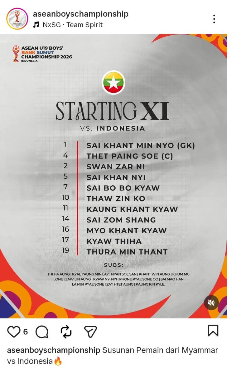 moanlye's tweet photo. laga pembuka #MatchDay1GarudaMuda kali ini juara bertahan Indonesia Vs Myanmar pasti bakal main habis habisan si, gak sabar buat nonton keseruannya https://t.co/oeEwxubipp