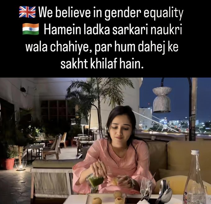 ShoneeKapoor's tweet photo. Equality ka buffet chahiye, responsibility ka bill kisi aur ko de do....
#SelectiveEquality #DoubleStandards