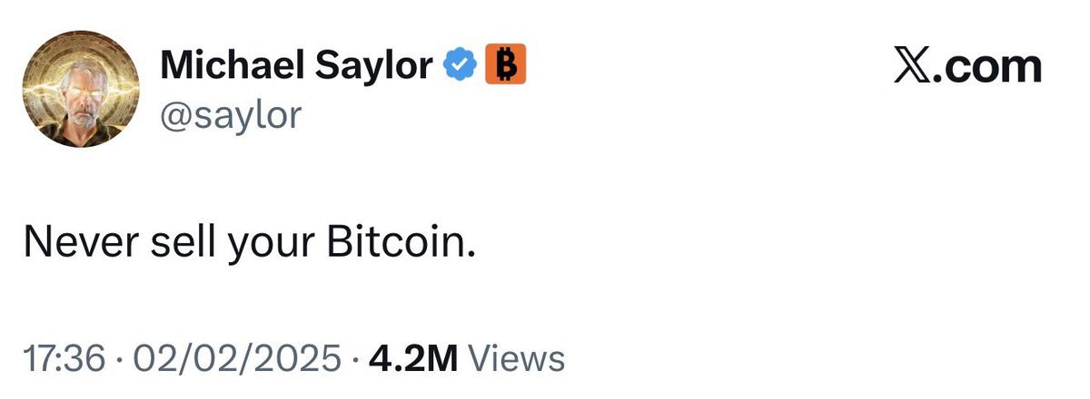 theCryptera's tweet photo. The last time they sold BTC was December 22, 2022

704 BTC sold at $16,776 per coin 
immediately repurchased 810 BTC two days later for tax loss harvesting

The "never sell" era is officially over 👀

#Strategy #Bitcoin #Saylor #BTC #Cryptera https://t.co/PFBSoVUr3J