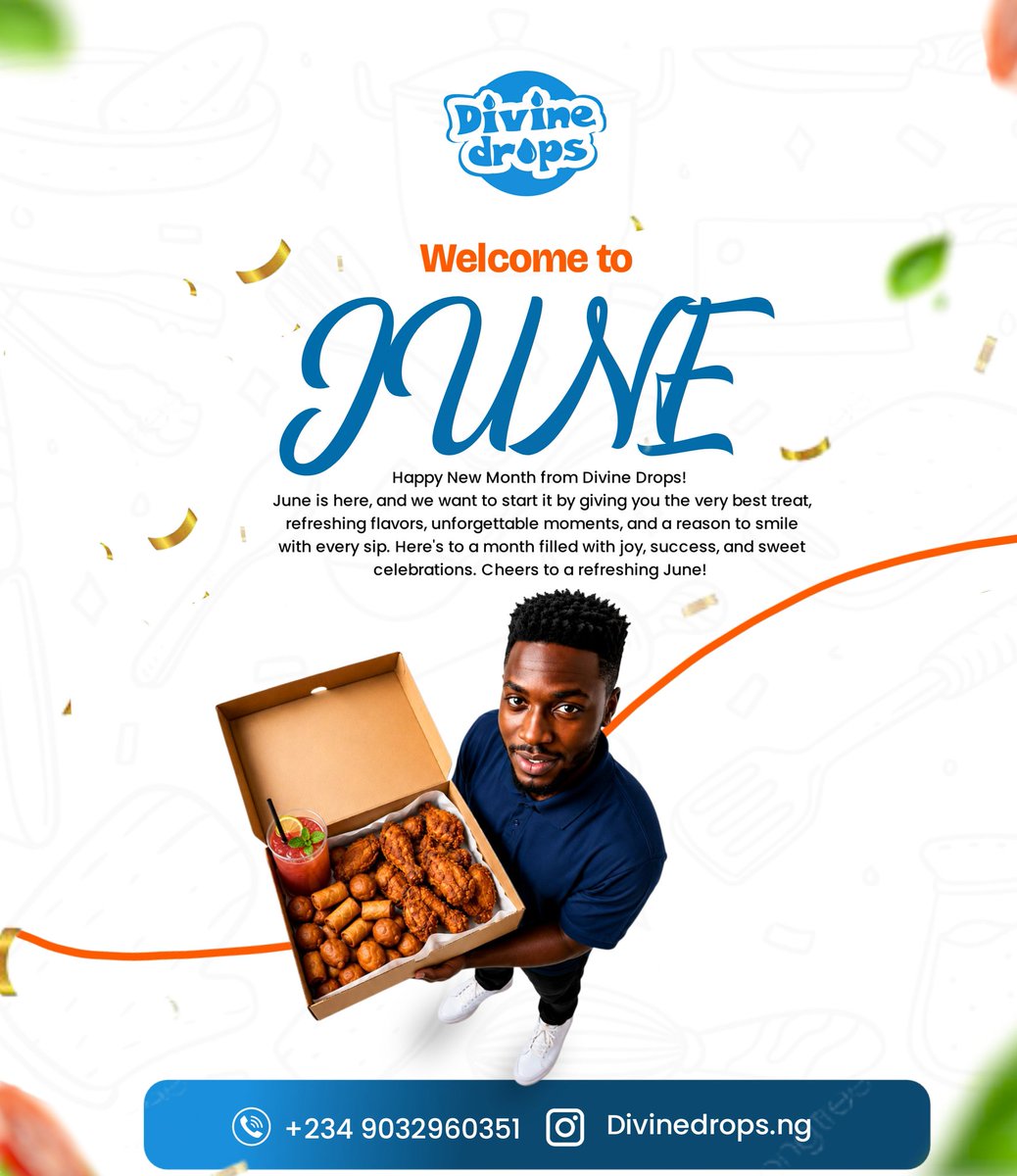 TheCreativeSosa's tweet photo. June is here!
Happy new month. In June, we become closer by each step to our goals, we hit milestones and fulfill purpose.

New month poster design for a few brand. ❤️ https://t.co/vXBYbVrNVm