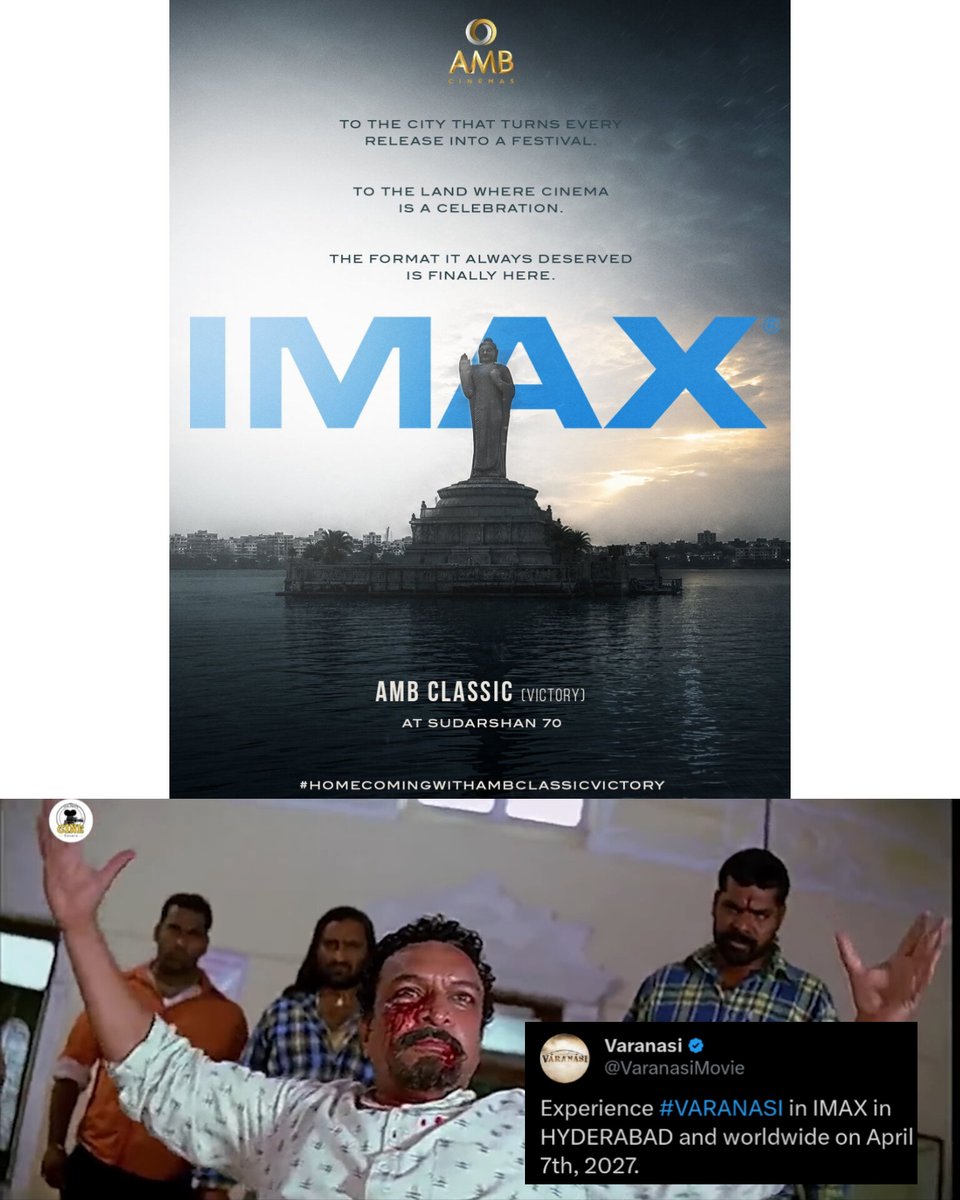 Ssmb_Devoteee's tweet photo. Coming soon only at AMB Classic Victory, Hyderabad 🌟
@IMAX 
#IMAX #HomecomingwithAMBClassicVictory https://t.co/bGmfLgwNvM