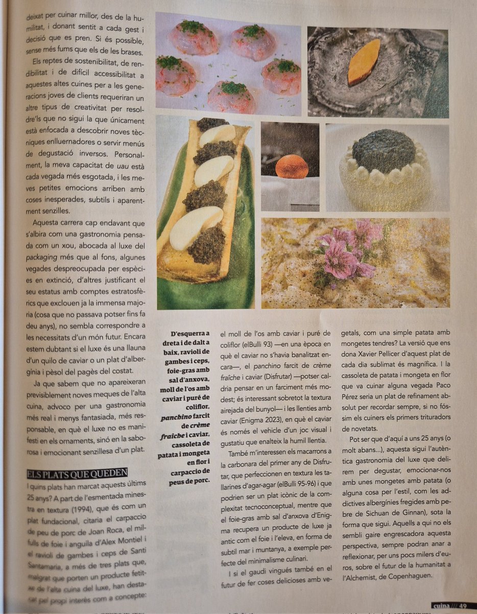 PhilippeRegol's tweet photo. Mi artículo (en catalán) en el n° especial 25 aniversario de la revista @cuinacat @judcalix 
De dónde venimos y adónde queremos ir... https://t.co/MtOn8Y8pDp