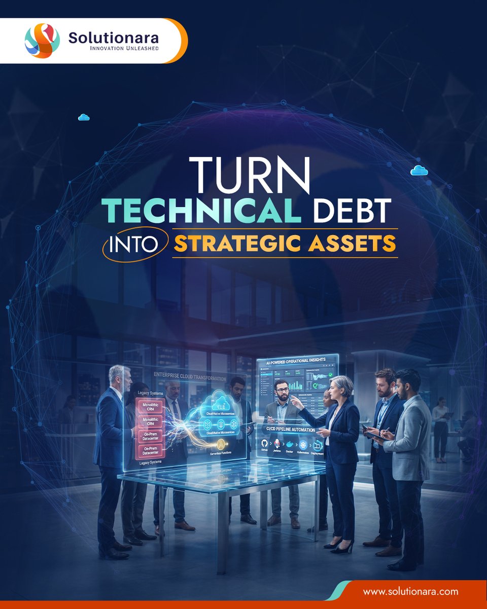 solutionara's tweet photo. Legacy systems can slow innovation when they lack the integration, flexibility, and scalability modern enterprises need. Solutionara helps organizations modernize technology environments with the architecture and execution expertise required for long-term growth. https://t.co/7jqir1ttLK