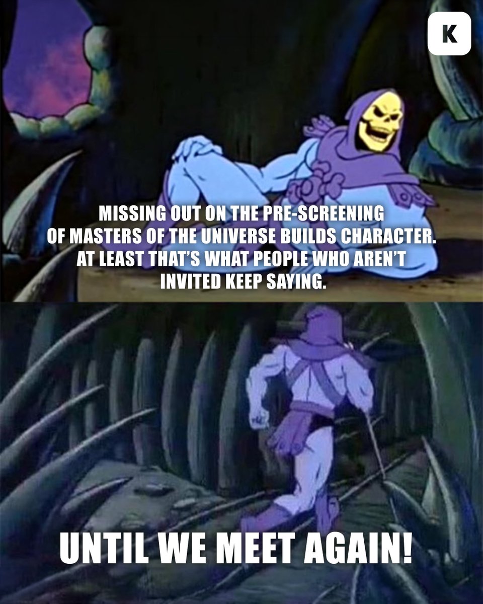 Koodoo_sa's tweet photo. Pre-screening day has arrived… and Skeletor is handling FOMO exactly as expected 💀⚔️

To everyone joining us for Masters of the Universe - get ready for an epic one.
To everyone who missed out… character development starts now.

#MastersoftheUniverse #Skeletor #Prescreening #MovieNight #Grayskull #SouthAfrica