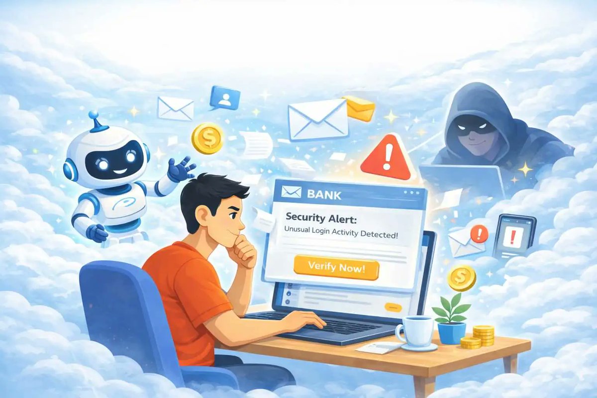 VeryGoodEmailCo's tweet photo. Too Good to Be Fake: How AI Is Making Spam and Scams Harder to Spot - https://t.co/OHgnxi7sA8

#email #spam #scams #ai https://t.co/Jg3p0k2qhD