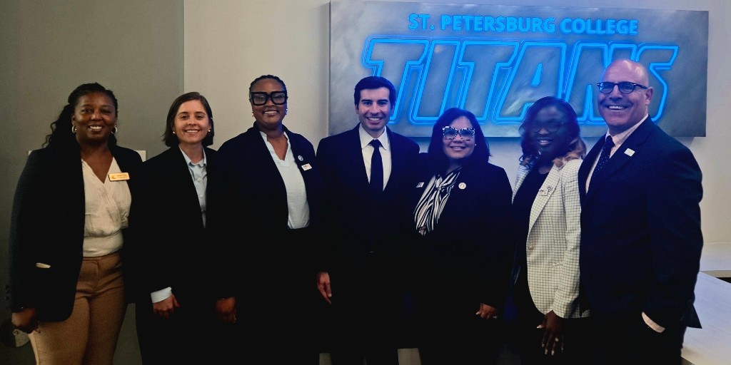 spcnews's tweet photo. SPC leadership had the opportunity to meet on Friday with Acting U.S. Secretary of Labor Keith Sonderling (@Sonderling47). We appreciate his time and insights as SPC continues working to serve our community and help students prepare for meaningful careers. @USDOL https://t.co/Xn9OpoGR6F