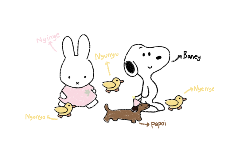 cloversupper's tweet photo. Me and my boyfriend and our dachshund and little ducks! 🐰🐶🦆 https://t.co/eoVAGehQpd