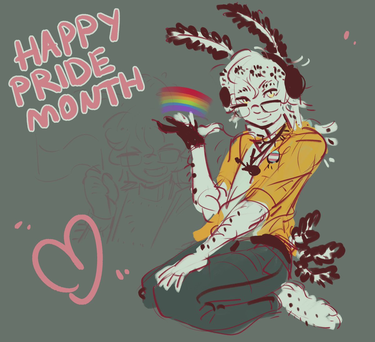 sanDevourer's tweet photo. HAPPY PRIDE MONTH !! https://t.co/L8NSzKpoGY