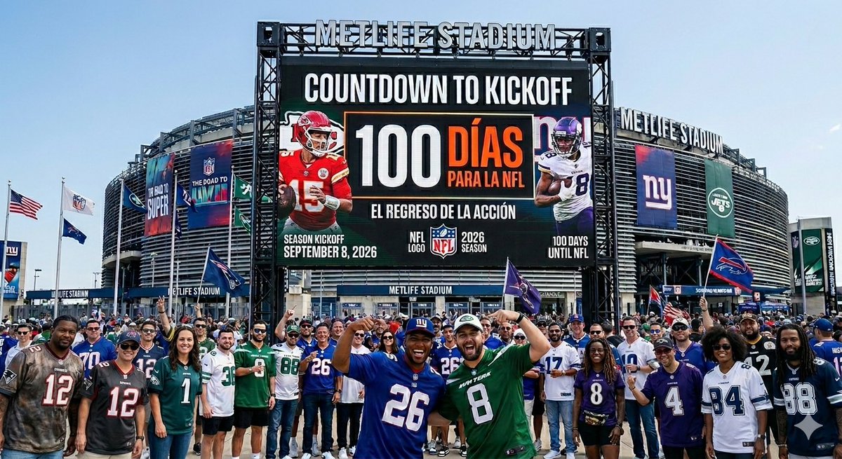 FantasyBowl's tweet photo. ¿10 días para el Mundial? 

Mejor cuéntenme los 100 que faltan para el regreso de la NFL. 

Ahí es donde está la verdadera emoción. https://t.co/htkZA1pVww