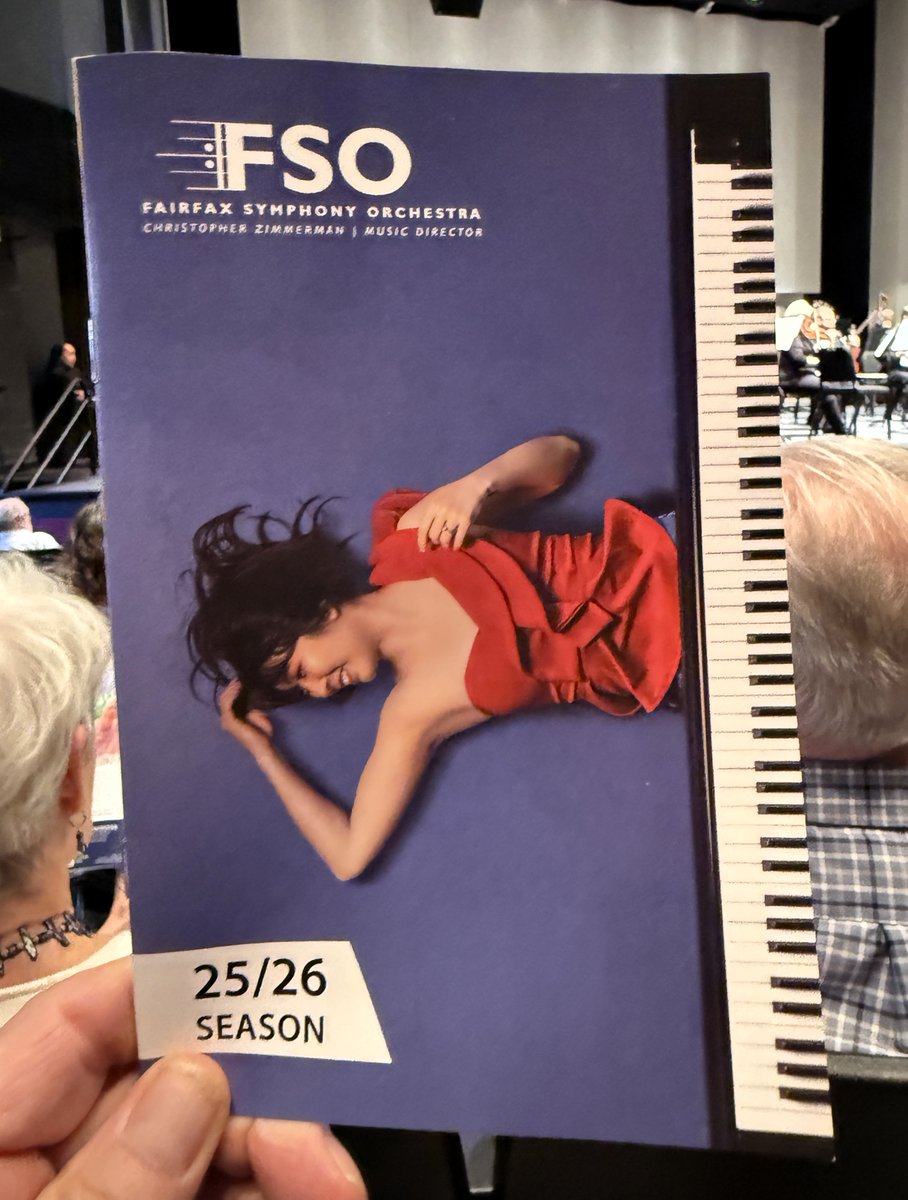 stevethomma's tweet photo. A new fan of pianist Claire Huangci. What a talent.
A growing fan of the Fairfax Symphony.
But not that wild about Prokofiev. https://t.co/4hPpGG8qiQ